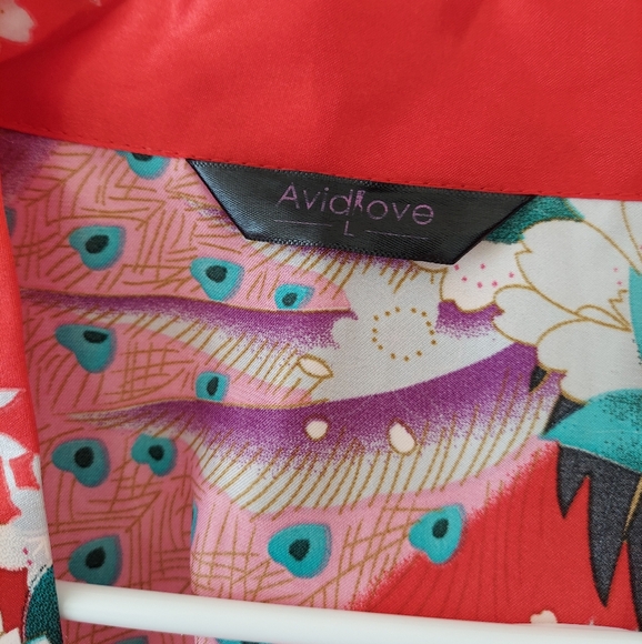 Satin kimono robe - Picture 3 of 4